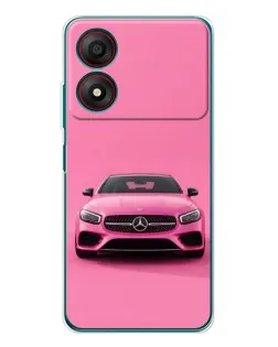 Чехол для ZTE Blade A34 с картинкой «Розовый Mercedes AMG» Чехол для ZTE Blade A34 с картинкой «Розовый Mercedes AMG»