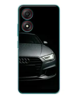 Чехол для ZTE Blade A34 с картинкой «Audi — детализация кузова»