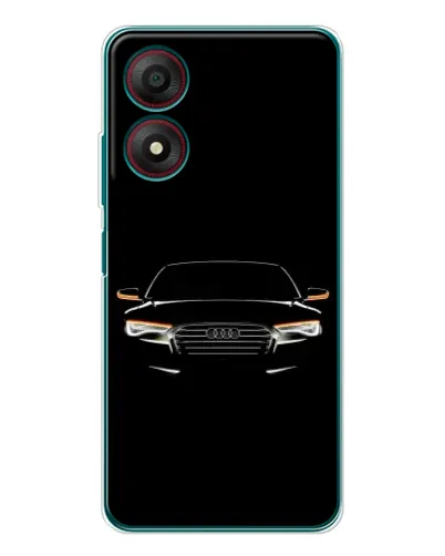 Чехол для ZTE Blade A34 с картинкой «Audi — ночной контур»