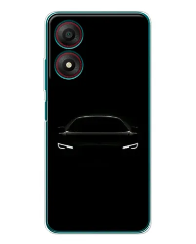 Чехол для ZTE Blade A34 с картинкой «Взгляд Audi в темноте»