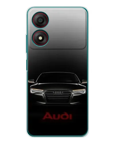 Чехол для ZTE Blade A34 с картинкой «Audi — градиентный контур»