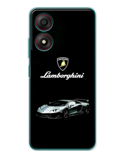Чехол для ZTE Blade A34 с картинкой «Логотип Lamborghini классика»