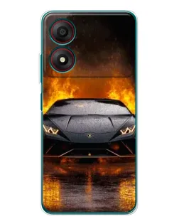 Чехол для ZTE Blade A34 с картинкой «Lamborghini в огне» Чехол для ZTE Blade A34 с картинкой «Lamborghini в огне»