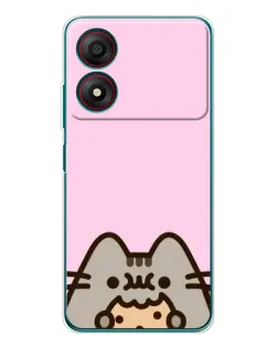Чехол для ZTE Blade A34 с картинкой «Pusheen и печенье» Чехол для ZTE Blade A34 с картинкой «Pusheen и печенье»