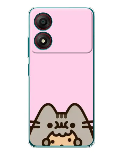 Чехол для ZTE Blade A34 с картинкой «Pusheen и печенье» Чехол для ZTE Blade A34 с картинкой «Pusheen и печенье»