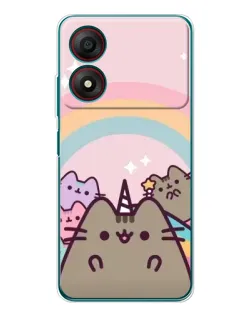 Чехол для ZTE Blade A34 с картинкой «Единорог Pusheen» Чехол для ZTE Blade A34 с картинкой «Единорог Pusheen»