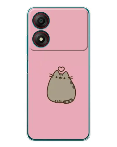 Чехол для ZTE Blade A34 с картинкой «Pusheen сердце» Чехол для ZTE Blade A34 с картинкой «Pusheen сердце»
