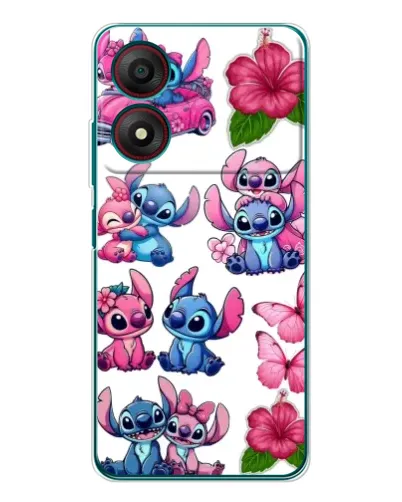 Чохол для ZTE Blade A34 з картинкою «Стікери Stitch та Angel» Чохол для ZTE Blade A34 з картинкою «Стікери Stitch та Angel»