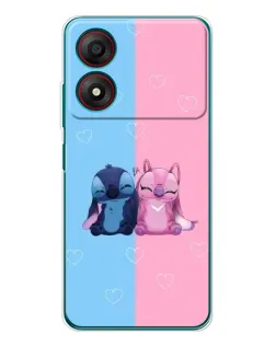 Чохол для ZTE Blade A34 з картинкою «Stitch та Angel Love» Чохол для ZTE Blade A34 з картинкою «Stitch та Angel Love»