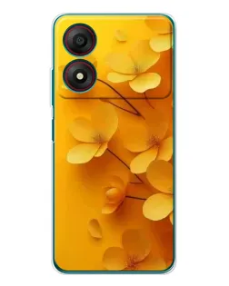 Чохол для ZTE Blade A34 з картинкою «Золоті пелюстки» Чохол для ZTE Blade A34 з картинкою «Золоті пелюстки»
