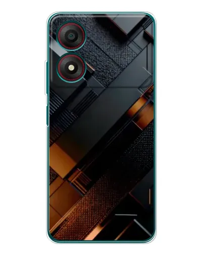 Чохол для ZTE Blade A34 з картинкою «Чорні геометричні блоки» Чохол для ZTE Blade A34 з картинкою «Чорні геометричні блоки»