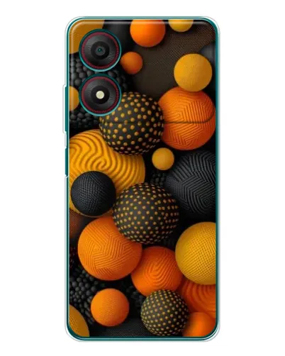 Чохол для ZTE Blade A34 з картинкою «Об'ємні помаранчеві сфери» Чохол для ZTE Blade A34 з картинкою «Об'ємні помаранчеві сфери»