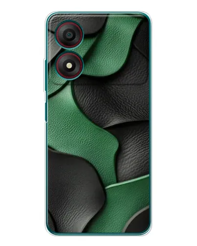 Чохол для ZTE Blade A34 з картинкою «Зелені шкіряні хвилі» Чохол для ZTE Blade A34 з картинкою «Зелені шкіряні хвилі»