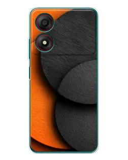 Чехол для ZTE Blade A34 с картинкой «Геометрия оранжевых кругов» Чехол для ZTE Blade A34 с картинкой «Геометрия оранжевых кругов»