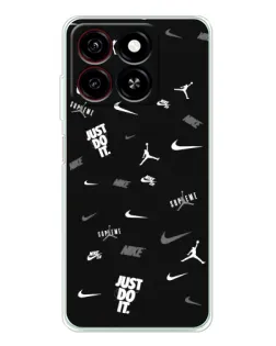 Чохол для ZTE Blade A35 з картинкою «Nike Black Pattern» Чохол для ZTE Blade A35 з картинкою «Nike Black Pattern»