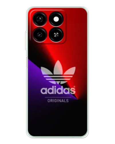 Чехол для ZTE Blade A35 с картинкой «Adidas Red Neon»