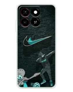 Чехол для ZTE Blade A35 с картинкой «Спортивный арт Nike»