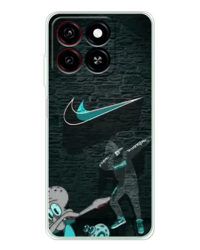 Чехол для ZTE Blade A35 с картинкой «Спортивный арт Nike»