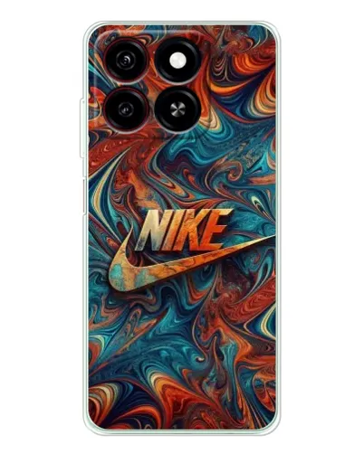 Чехол для ZTE Blade A35 с картинкой «Nike в абстракции»