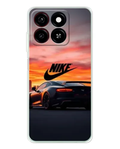 Чехол для ZTE Blade A35 с картинкой «Nike и суперкар»