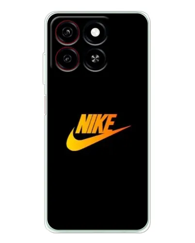 Чехол для ZTE Blade A35 с картинкой «Золотой логотип Nike»