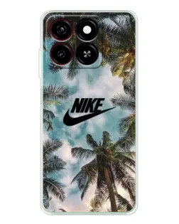 Чехол для ZTE Blade A35 с картинкой «Тропический принт Nike»