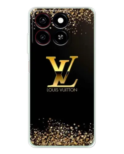 Чехол для ZTE Blade A35 с картинкой «LV — золотые искры» Чехол для ZTE Blade A35 с картинкой «LV — золотые искры»