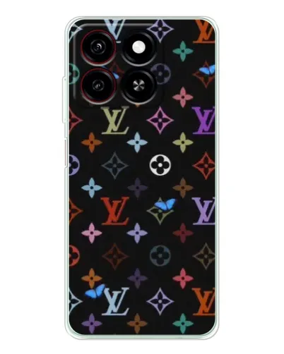 Чехол для ZTE Blade A35 с картинкой «Цветная монограмма LV» Чехол для ZTE Blade A35 с картинкой «Цветная монограмма LV»