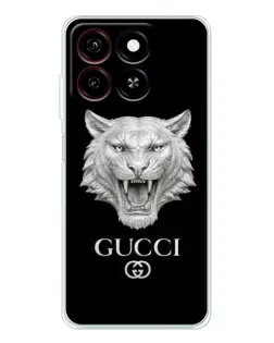 Чехол для ZTE Blade A35 с картинкой «Gucci — серебряный лев» Чехол для ZTE Blade A35 с картинкой «Gucci — серебряный лев»