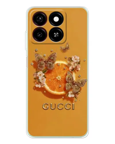 Чехол для ZTE Blade A35 с картинкой «Gucci — золотые бабочки» Чехол для ZTE Blade A35 с картинкой «Gucci — золотые бабочки»