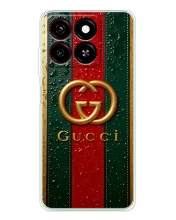 Чехол для ZTE Blade A35 с картинкой «Gucci — фирменная полоса и золото» Чехол для ZTE Blade A35 с картинкой «Gucci — фирменная полоса и золото»