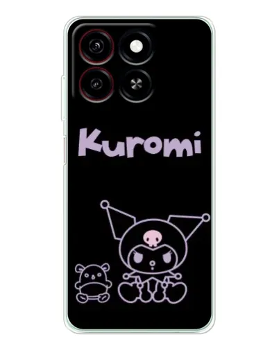Чохол для ZTE Blade A35 з картинкою «Kuromi — чорний мінімалізм» Чохол для ZTE Blade A35 з картинкою «Kuromi — чорний мінімалізм»