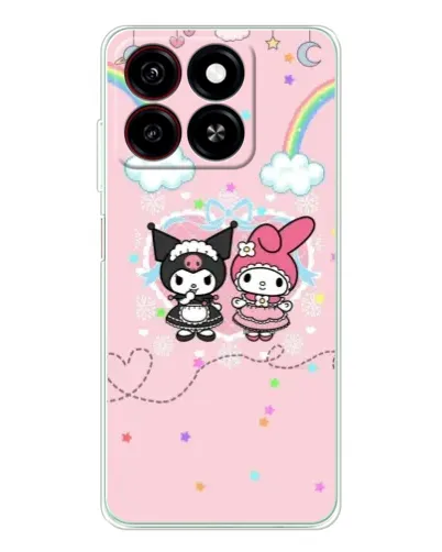 Чохол для ZTE Blade A35 з картинкою «My Melody та Kuromi» Чохол для ZTE Blade A35 з картинкою «My Melody та Kuromi»