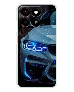 Чехол для ZTE Blade A35 с картинкой «Взгляд BMW с синими фарами» Чехол для ZTE Blade A35 с картинкой «Взгляд BMW с синими фарами»