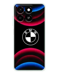 Чехол для ZTE Blade A35 с картинкой «Логотип BMW и неоновые дуги» Чехол для ZTE Blade A35 с картинкой «Логотип BMW и неоновые дуги»