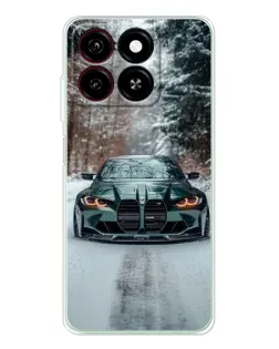 Чехол для ZTE Blade A35 с картинкой «BMW в зимнем лесу» Чехол для ZTE Blade A35 с картинкой «BMW в зимнем лесу»