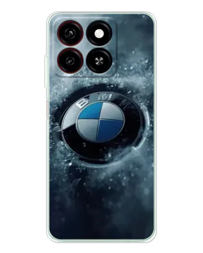 Чохол для ZTE Blade A35 з картинкою «Логотип BMW — лід» Чохол для ZTE Blade A35 з картинкою «Логотип BMW — лід»