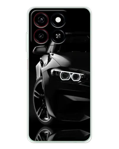 Чехол для ZTE Blade A35 с картинкой «Черная BMW — профиль» Чехол для ZTE Blade A35 с картинкой «Черная BMW — профиль»