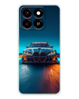 Чехол для ZTE Blade A35 с картинкой «BMW — огни неона» Чехол для ZTE Blade A35 с картинкой «BMW — огни неона»