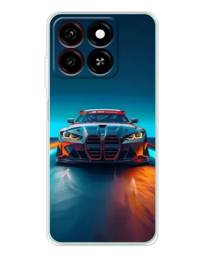 Чохол для ZTE Blade A35 з картинкою «BMW — вогні неону» Чохол для ZTE Blade A35 з картинкою «BMW — вогні неону»