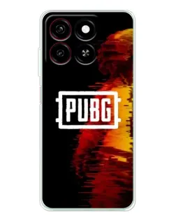 Чохол для ZTE Blade A35 з картинкою «Яскравий логотип PUBG»
