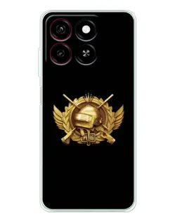 Чохол для ZTE Blade A35 з картинкою «PUBG — помаранчевий градієнт»