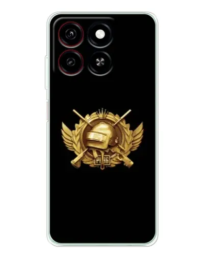 Чохол для ZTE Blade A35 з картинкою «PUBG — помаранчевий градієнт»