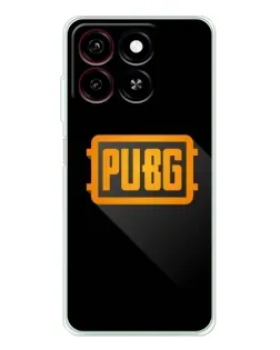 Чохол для ZTE Blade A35 з картинкою «PUBG — рамка лого»