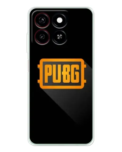 Чохол для ZTE Blade A35 з картинкою «PUBG — рамка лого»