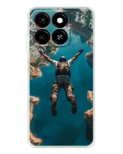 Чохол для ZTE Blade A35 з картинкою «PUBG — вільне падіння»