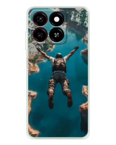 Чохол для ZTE Blade A35 з картинкою «PUBG — вільне падіння»