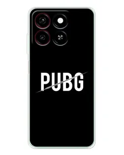 Чохол для ZTE Blade A35 з картинкою «PUBG — білий логотип»