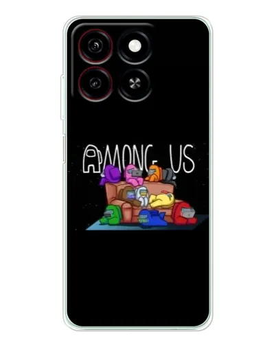 Чохол для ZTE Blade A35 з картинкою «Логотип Among Us»