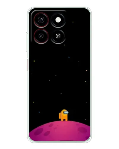 Чохол для ZTE Blade A35 з картинкою «Самотній герой на планеті»